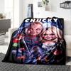 1pc Blanket - CHUCKY Print Design,Lightweight Blanket for Sofa,Bed- Soft &Warm,Gift for All Seasons