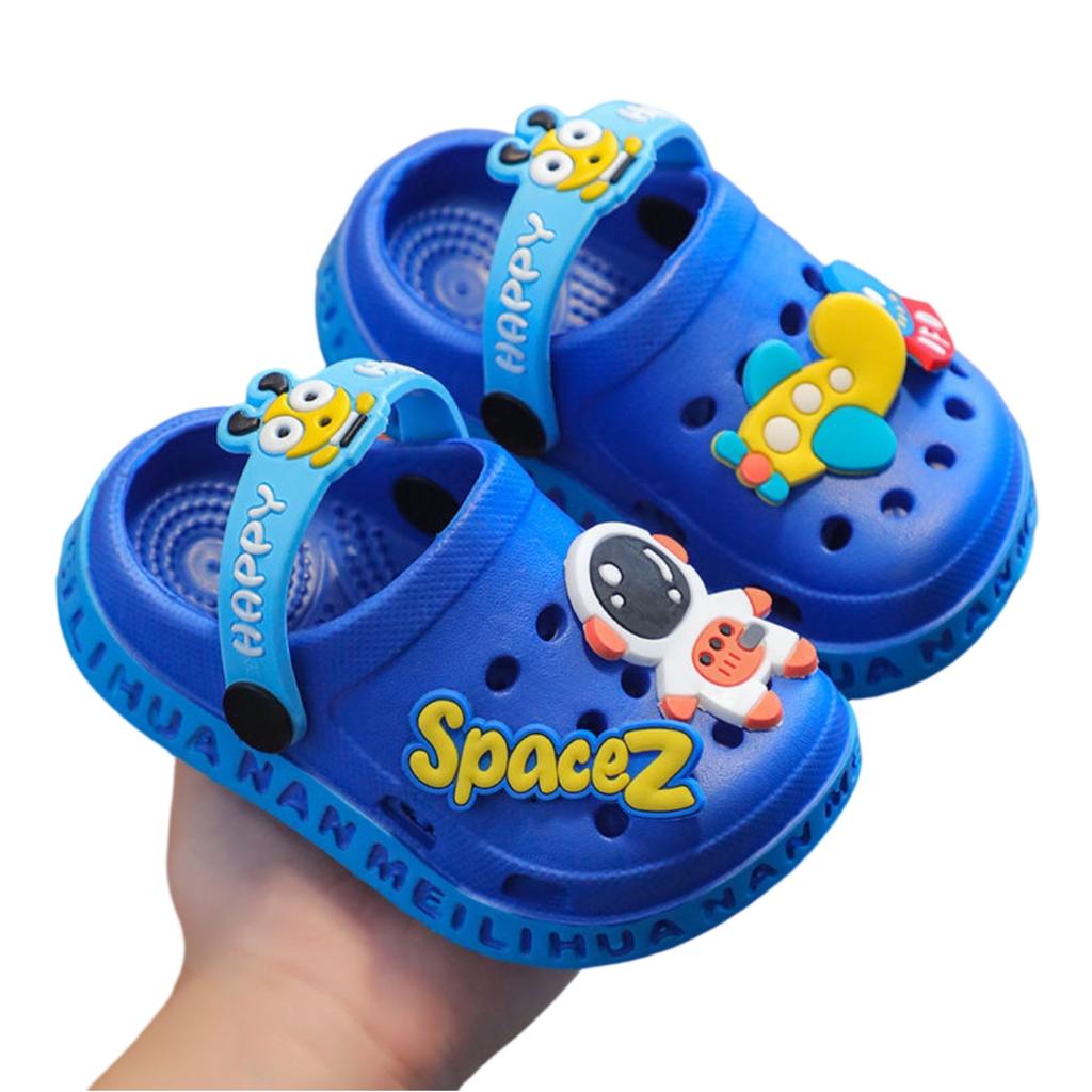 Детские тапочки с рисунком из мультфильмов, мягкие, нескользящие