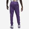 Jordan Flight MVP Cuffed Fleece-Lined Knit Joggers Men Bottoms Purple FB7028-502