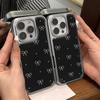Чехол для телефона с узором из маленьких бантиков, подходит для iPhone 17 16 15 14 13 12 11 Pro/Max/Plus, противоударная задняя крышка