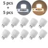 5v1a Mini USB Ночные огни Портативная высокая яркость Энергосберегающая USB-разъем Компьютерная мобильная зарядная светодиодная лампа для чтения