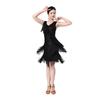 Women's Dance Dresses Sleeveless Sequin Fringe Latin Dance Dress