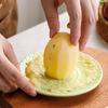 2-in-1 Round Vegetable Grinding Tool Glazed Hand Grinder Masher Ceramic Ginger Grater  Restaurant