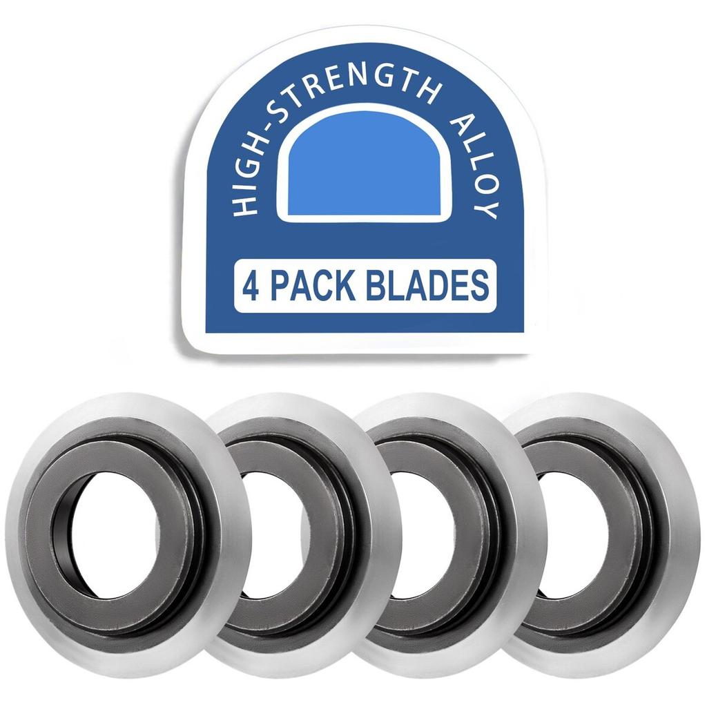 Wire Stripper Blades 4 Pack of Replacement Blades, High-temperature Quenching and High-quality Alloy Pipe Cutter Blades, for Stripping Scrap Copper