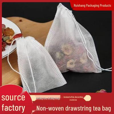 Большой нетканый фильтр для чайных листьев и одноразовый пакет для специй