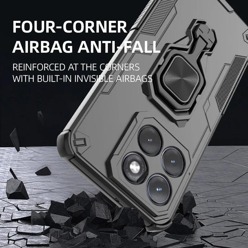 Cover For Xiaomi 17T 17TPro Armor Hybrid ShockProof Hard Kickstand Holder Back Case For Xiaomi MI17T Pro Lens Protection Shell