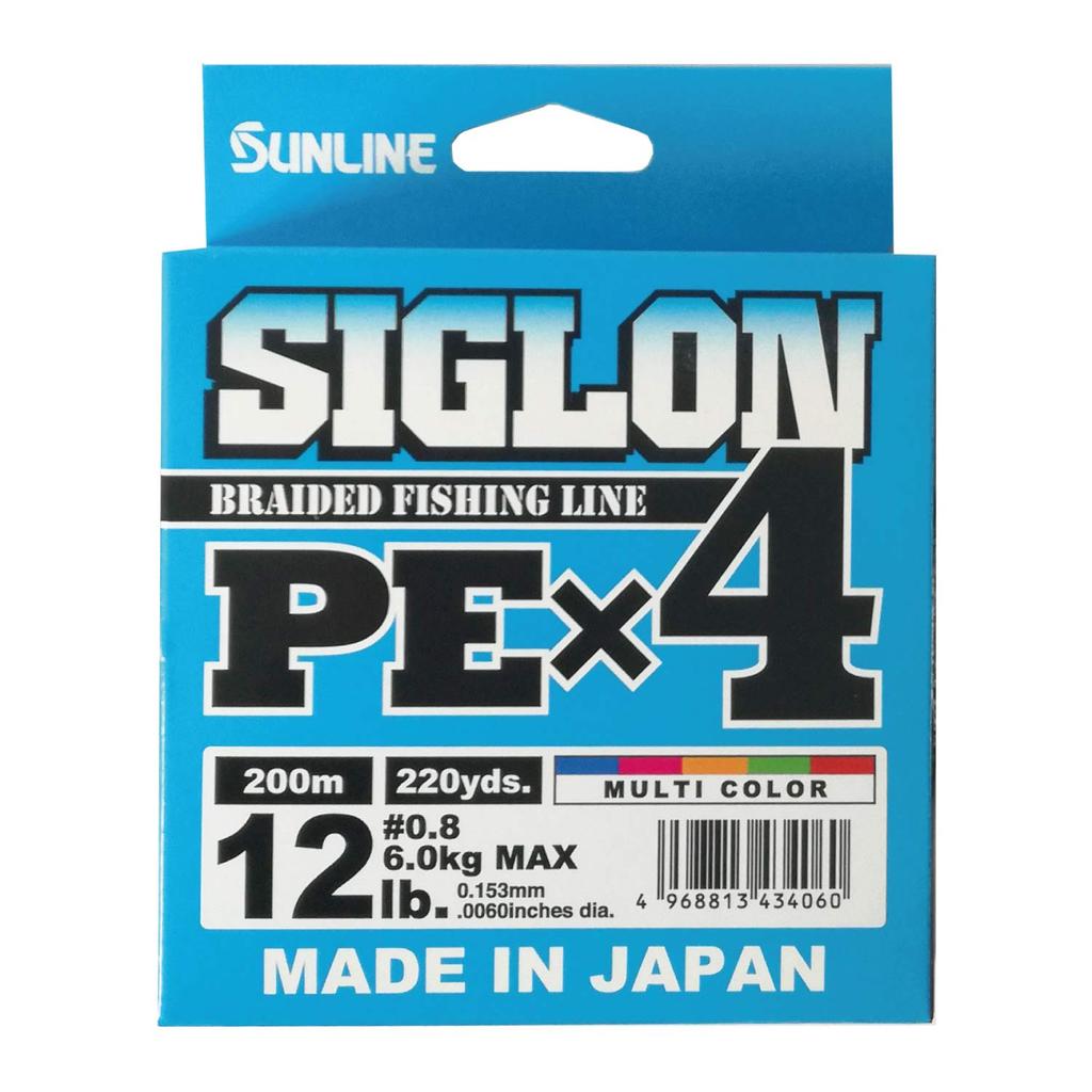 [SUNLINE] Siglon PE X4 Line 200m No.0.8 Multicolor