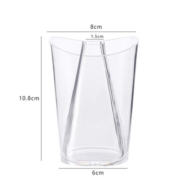 Transparent Simplicity Toothbrush Cup Creative Eco-friendly Plastic Cup Bathroom Couples Tooth Brush Mug Bathroom Cup