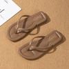 Модные летние удобные пляжные шлепанцы для женщин, легкие, с мягкой подошвой, плоские тапочки, женские модные серебристые шлепанцы с перемычкой для пальца, уличные слайды