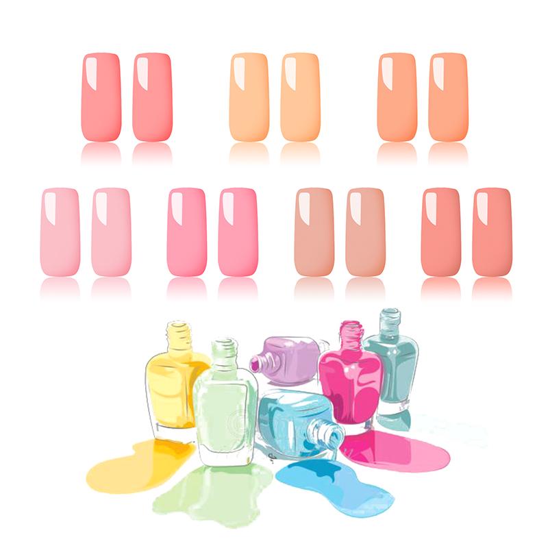 5ML Nail Polish 7 Colors UV Led Soak Off Long Lasting Fast Dry Painting Gel Nail Art Tips