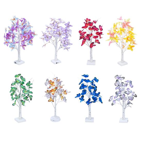 Tabletop Bonsai Tree Lights Butterfly Tree Lamp  LED Decorative Fairy Lights Warm Ambiance Lighting for Home Parties