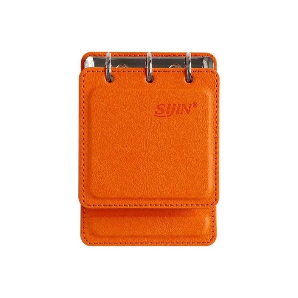A7 Loose-leaf Notebook PU Leather Mini Journal Durable Note Pad  Travel