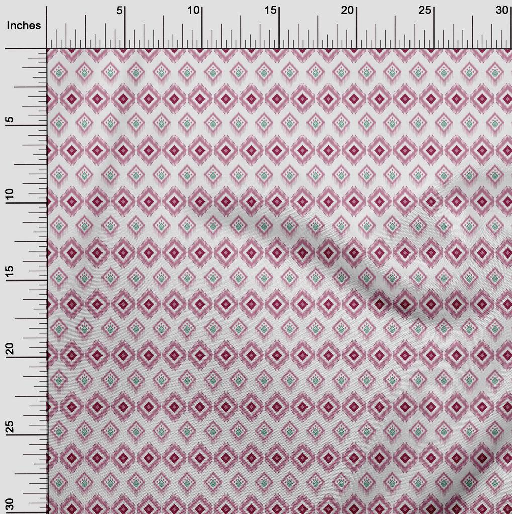 oneOone Ткань Cotton Flex Blueish Violet, азиатский икат, швейные проекты, принты на ткани по ярдам 40 дюймов
