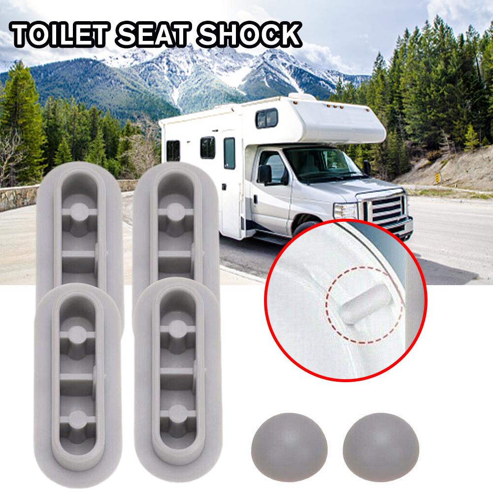 Toilet Lid Accessories Brand New Toilet Seat Buffers Pack-white Stop Bumper Seat Bumpers Top Cover Cushion Adhesive Pads Toilet