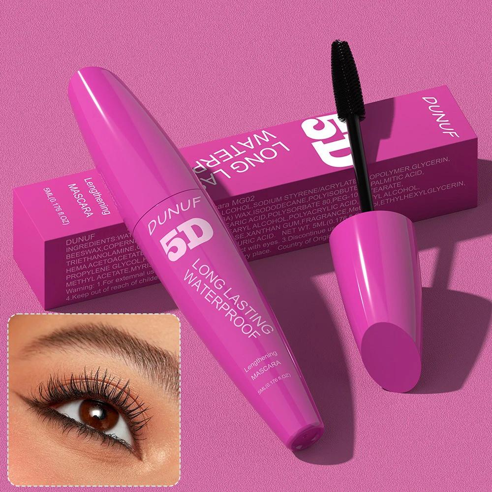 5D Eyelashes Lengthening Mascara Silky Lash Black Eyelashes Extension Waterproof Long Lasting Make Up Beauty Eye Korean Cosmetic