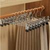 2pcs Stainless Steel Pants Hangers Space-Saving Bras Hangers Clothes Rack  Wardrobe