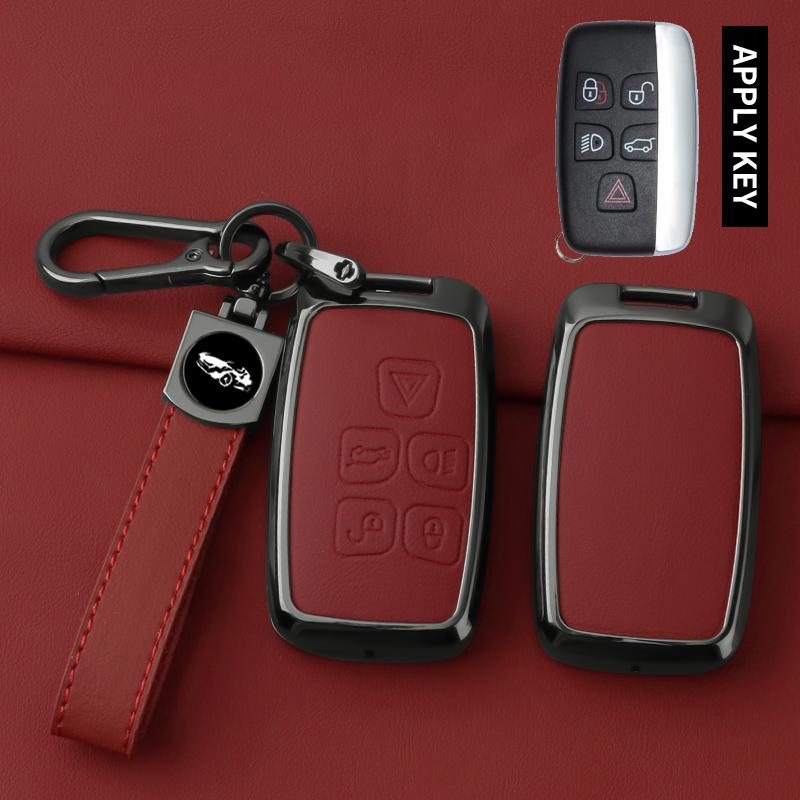 Interior Mouldings Car Zinc Alloy Key Case Cover Shell For Land Rover Range Rover Discoverry 5 Sport Evoque For JAGUAR XE XF XJ