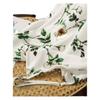 Летнее элегантное женское длинное платье с v-образным вырезом и принтом на тонких бретельках