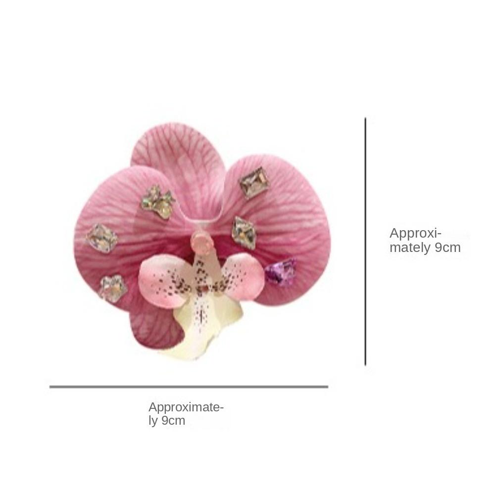 Цветок орхидеи Гавайские заколки для волос Романтичные заколки для волос BB Новые заколки для волос для девочек