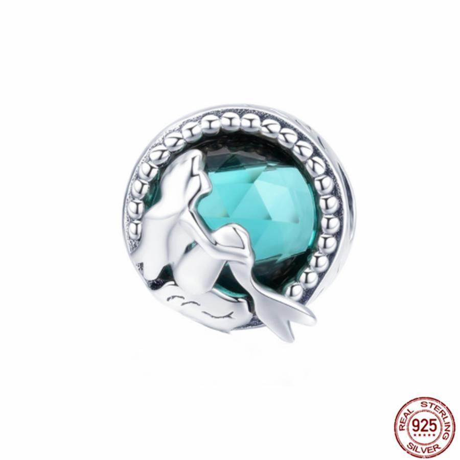 Подходят оригинальные браслеты, подвески, ювелирные изделия, новые S925 стерлингового серебра, сверкающие бусины камеры, семейное дерево, воздушный шар, щенок, кошка, кулон