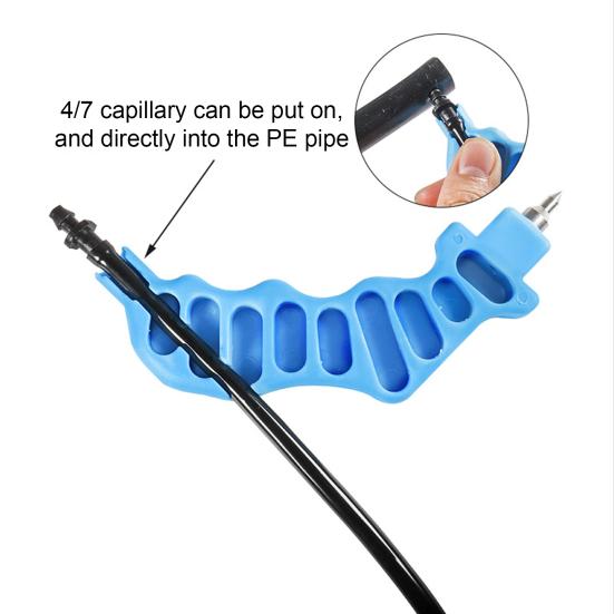 Drip Hose Punch 2-in-1 Irrigation Tube Punch Fitting Insertion Tool Water Pipe Hole Puncher for 1/4" Inch Fitting Insertion