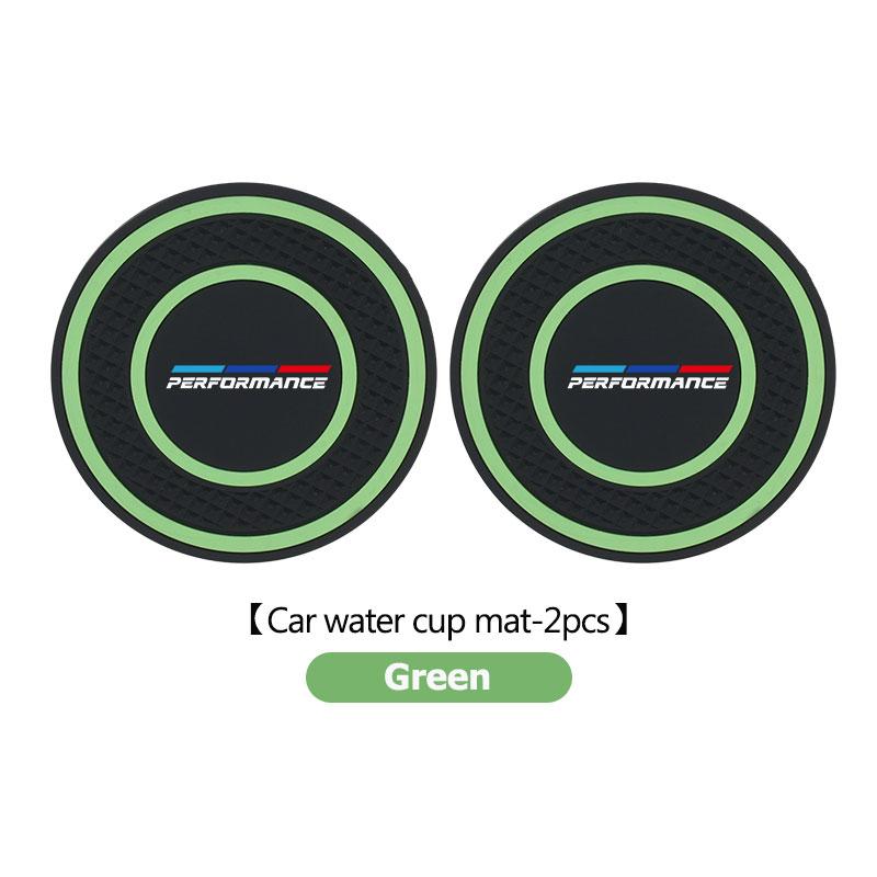For BMW 2pcs Car Silicone Coaster Water Cup Anti-slip Pad Accessories 1 3 5 Series X1 X3 X4 X5 X7 G20 G38 F20 F39 F48 E46