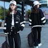 Spring Children Tracksuit Teen Girls Baseball Uniform Suits Sports Jackets +Pants 2Pcs Outfits Korean Style JK Loungewear