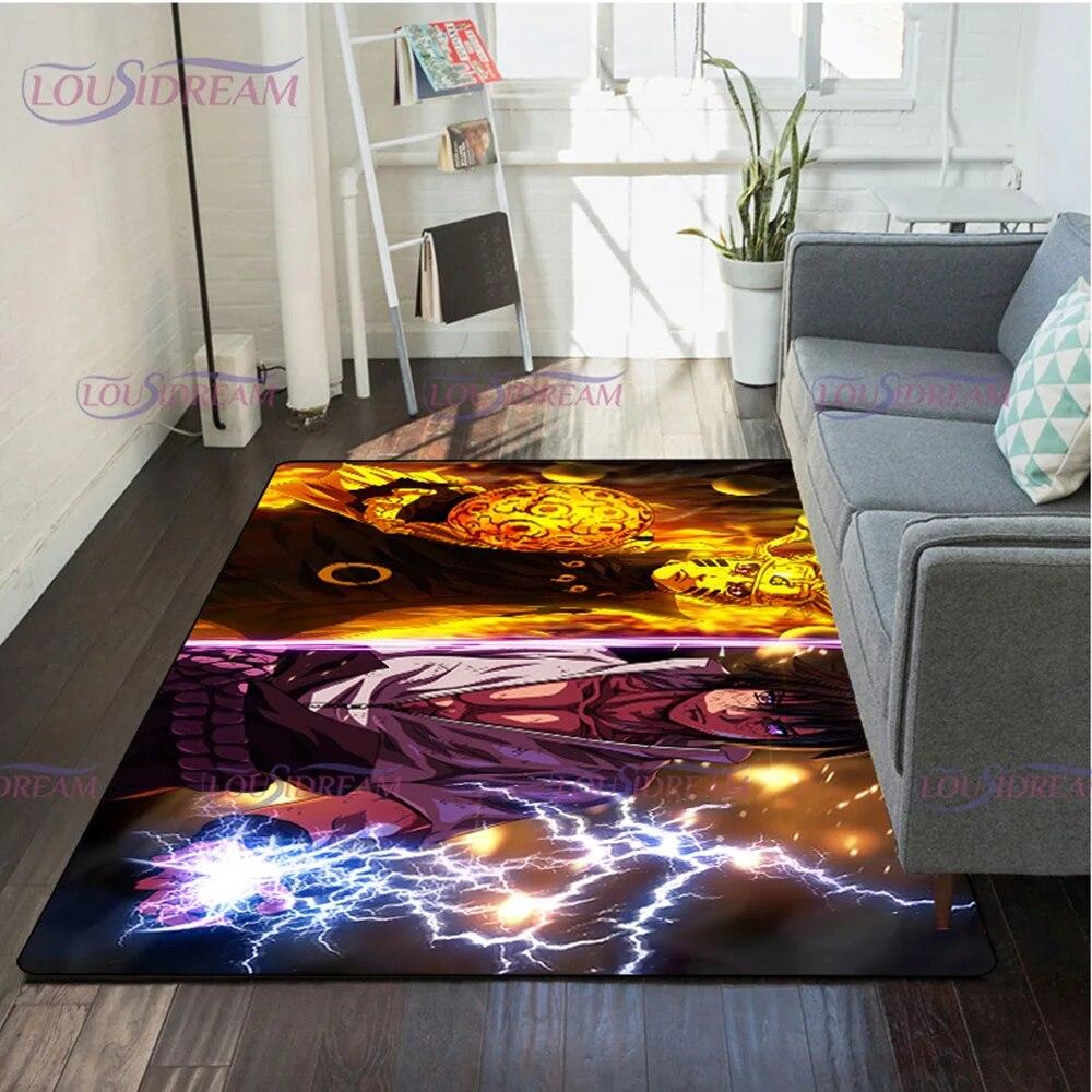 Креативный ковер с принтом N-Naruto, коврик для йоги, нескользящий ковер, коврик для ванной, напольный коврик, коврик для гостиной, подарок на день рождения