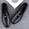 Fashion Elegant Man Slip-on Loafers Versatile Driving Footwear Men Comfy Moccasins Genuine Leather Men Shoes Classic Wedding Party Shoes