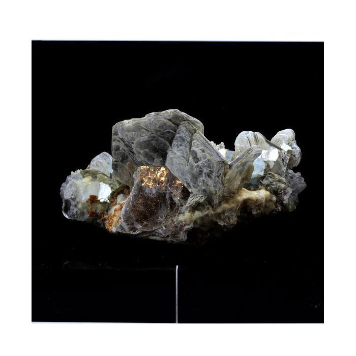 Pierres et Minéraux. Aigue Marine + Muscovite. 936.70 ct. Chumar Bakar, Skardu, Pakistan.