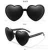 New colorful coated love sunglasses European and American personalized fashion colorful trend party decorative glasses