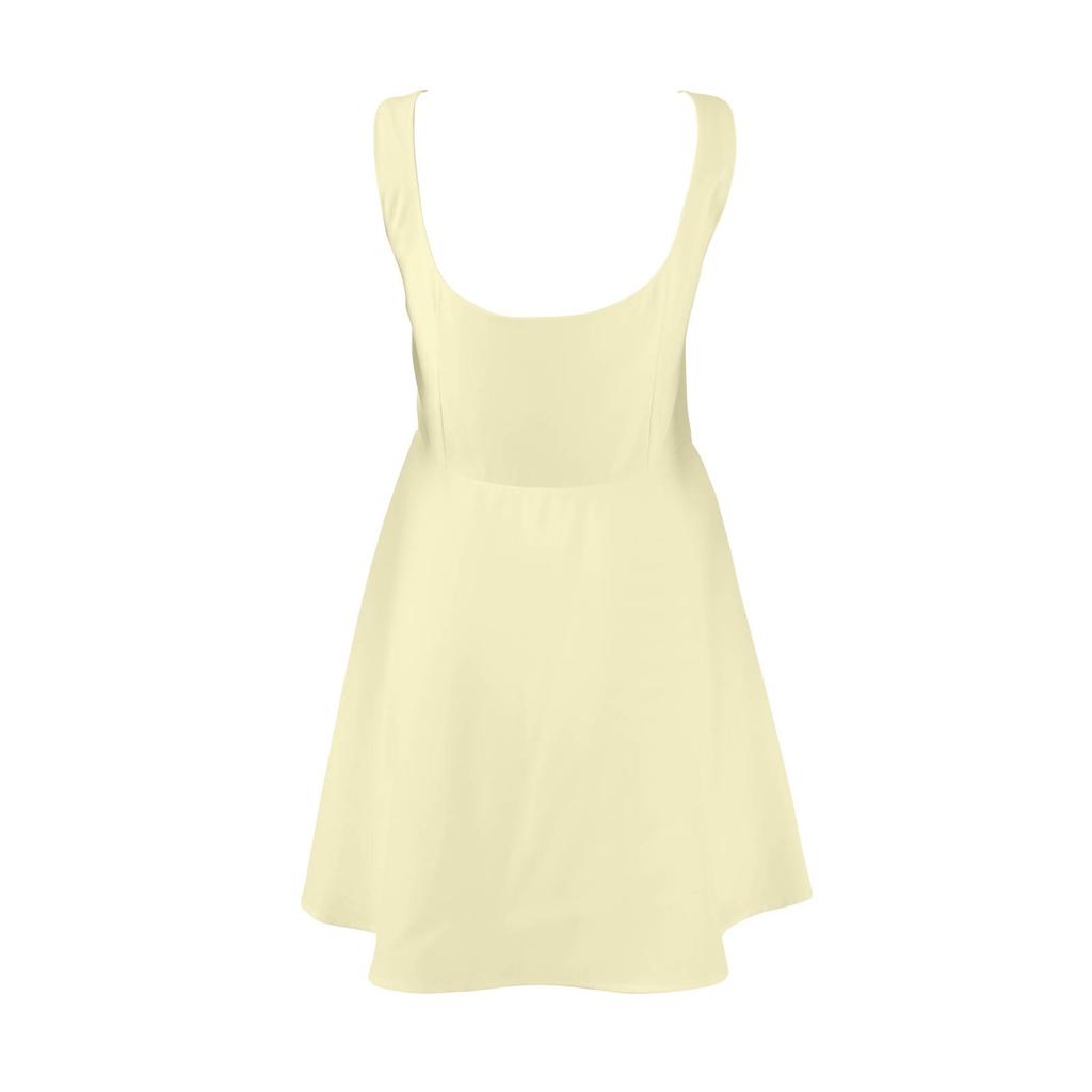 Women's Spring Summer Casual Square Neck Solid Colour Dress Sleeveless Dresses