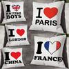 Подушка Декоративная Чехол Hot Cites I Love NY LONDON Для 55см 40см 45см 50см 30см Квадратная Офисная Подушка Чехол