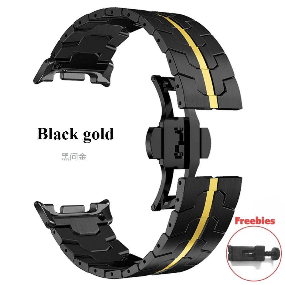 Ремешок из нержавеющей стали для Samsung Galaxy Watch 8 Classic 46 мм 40 мм/44 мм, браслет класса люкс для Samsung Galaxy Watch 7 Ultra 47 мм, аксессуары