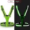 LED Running Gear High Visibility Reflective Safety Jacket Night Running Light Up Vest Cycling