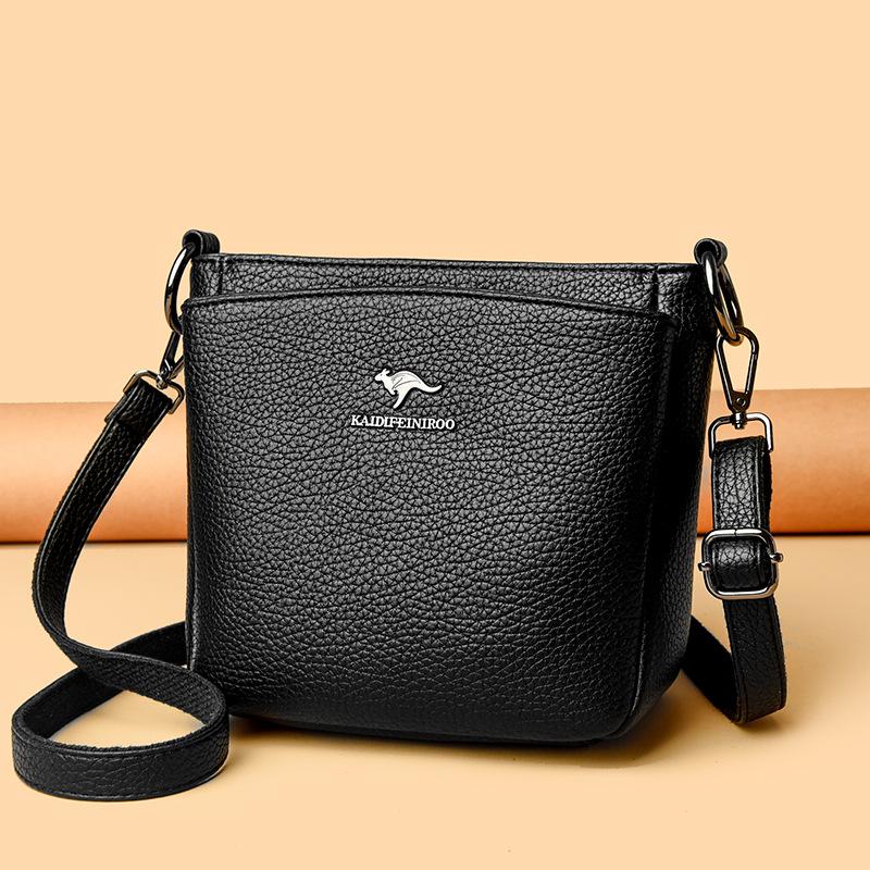 Women's Bag Crossbody Bag Women's Shoulder Bag Women Middle-aged Women Multi-layer Small Square Bag