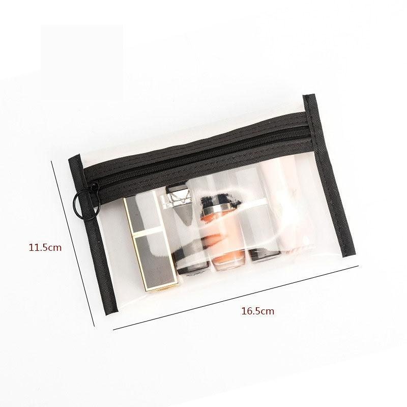 Простая водонепроницаемая косметичка из ПВХ, модная прозрачная косметичка, женский органайзер для макияжа, сумка для туалетных принадлежностей, дорожная косметичка
