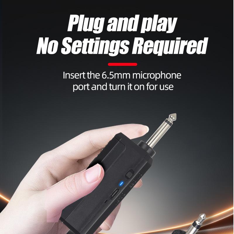 Rechargeable Dual Wireless Microphone Set for Stage, Home, KTV, Outdoor Events, and Conferences