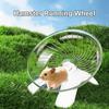 New Acrylic Hamster Running Wheel Anti-slip Silent Spinner Pet Exercise Tool Steel Axle Extra Large Running Disc for Small Pet