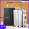 24" Aluminum-Magnesium Alloy Trolley Luggage with Universal Wheels