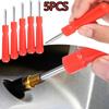 Auto Tire Valve Rod Core Removal Screwdriver Wrench Motorcycle Slotted Handle Tire Repair Installation Tool Car Accessories