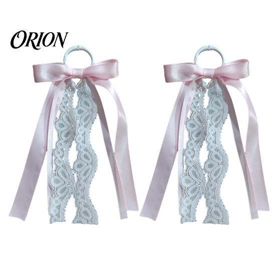 Boot Charm with Loop 2Pcs Ribbon Bow for Cowgirl Boots, Women Satin Western Decorations Hanging Ring, Universal Decoration Accessories