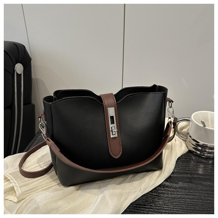 Новая сумка-ведро Большая вместимость Ретро-сумка Новая модная сумка Сумка через плечо Весенняя женская сумка