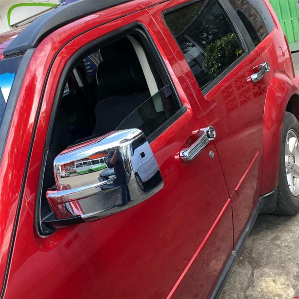 Пара боковых крышек зеркал заднего вида для Dodge Nitro 2007-11 Jeep Liberty 2008-12