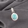Украшения из амазонита, кулон из стерлингового серебра 925 пробы, великолепный серебряный кулон ручной работы для свадебного подарка