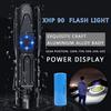 XHP90 LED Flashlight Zoomable USB Rechargeable 26650 Flashlight Torch 5 Modes