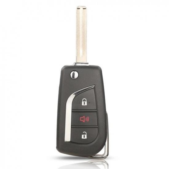 Пульт дистанционного управления ключом автомобиля для Toyota Vios Hilux RAV4 Yaris 2017-21 GQ4-73T HYQ12BFA