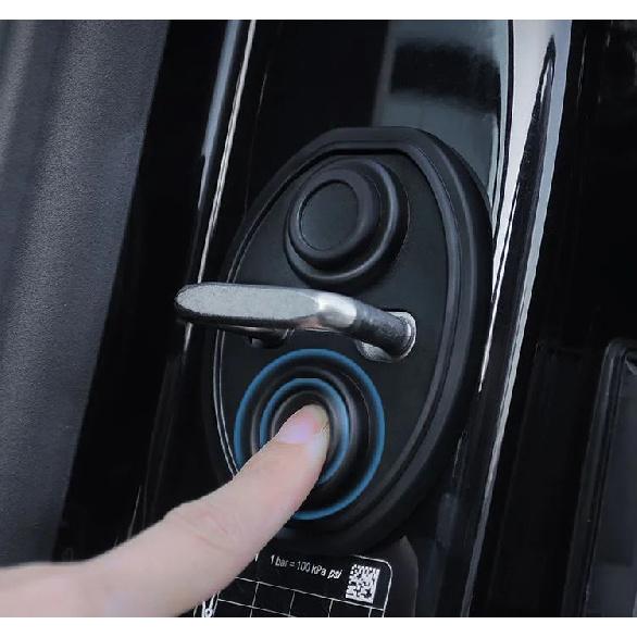 Upgrade Car Door Closing Shockproof Silicone Cushion Mute Shock Absorber Protective Covers Car Door Latch Accessories