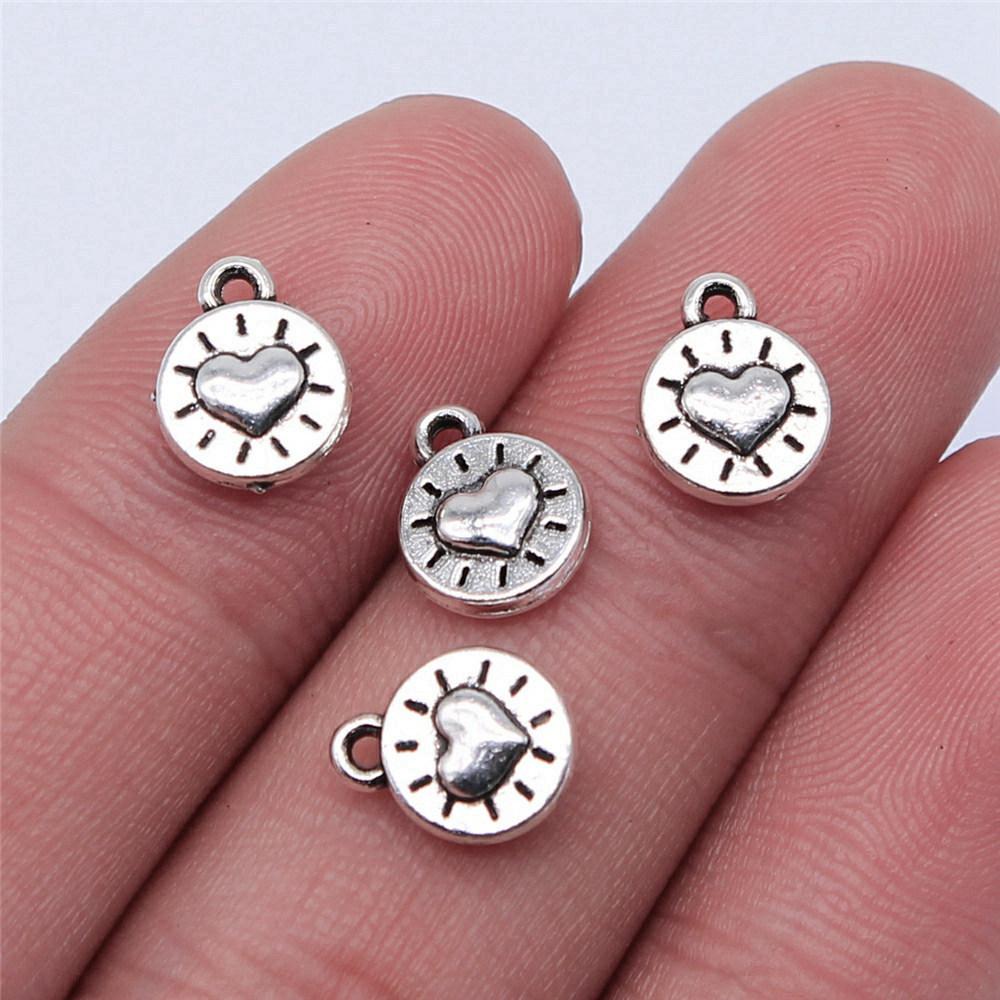 Шармы Персиковое Сердце Любовь Подвески Свадебная Ювелирная Фурнитура QC094