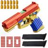 Usp/Sig17 Конструктор Игрушечный пистолет Автоматическая стрельба Выбрасывает гильзы Отдача Мягкая пуля Пустой Подвесная игрушка Для улицы Оружие для CS для мальчиков